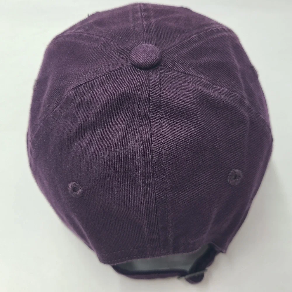 Nike Hat Strapback (Fits Small) Purple Gold Heritage86 Swoosh Logo Casual Cotton